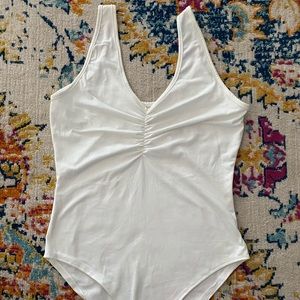 Women’s white bodysuit